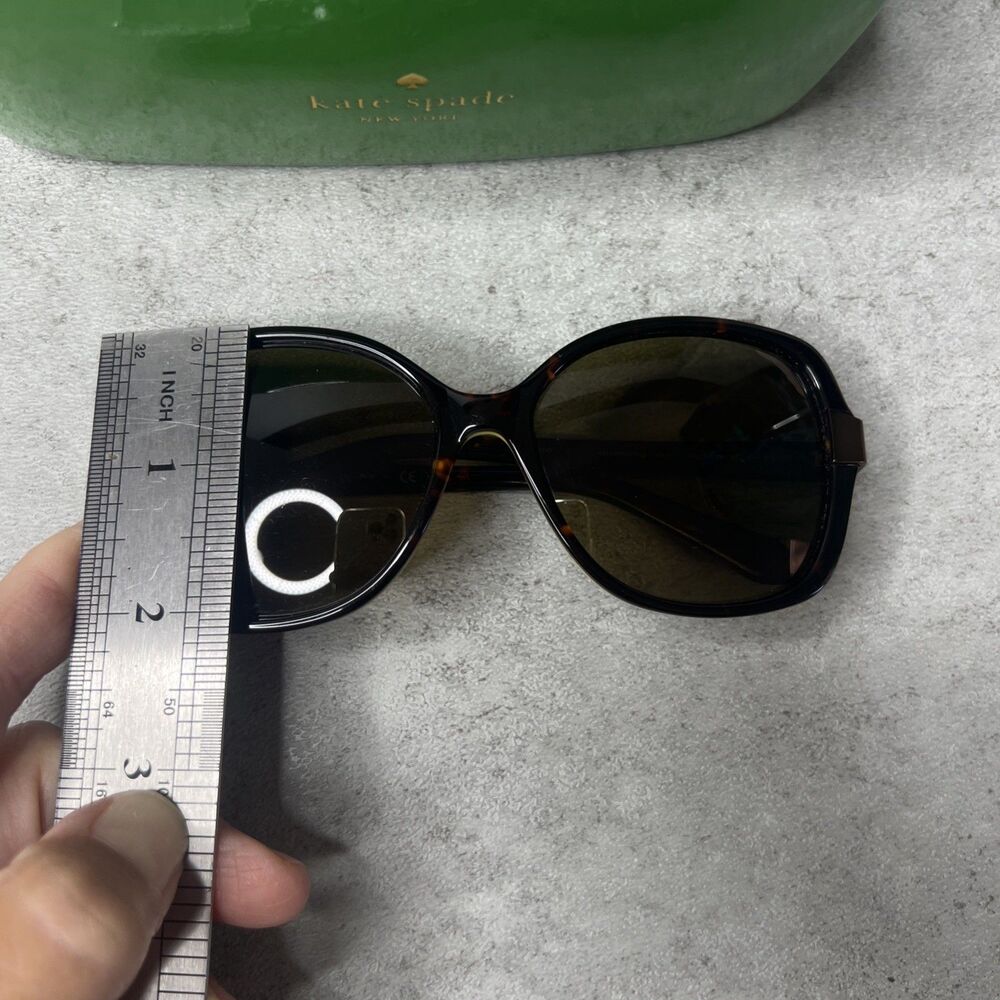 Kate Spade Adamina X43P Sunglasses Tortoise/Brown Square - Picture 10 of 14